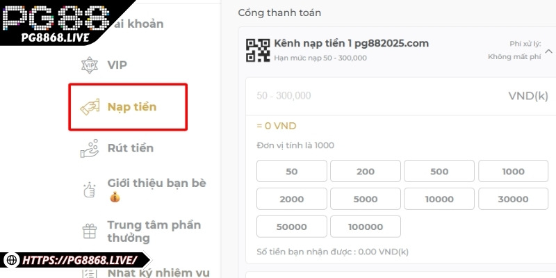 Nạp Tiền PG88 Cách Thực Hiện Tối Ưu Nhất