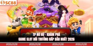 Nổ Hũ SC88 - Sảnh Quay Đổi Thưởng Jackpot Cực Khủng 2026