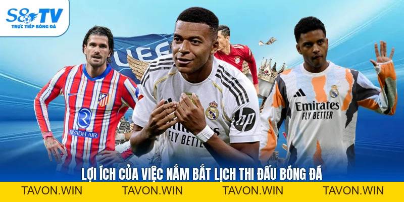 Lịch Thi Đấu Bóng Đá S8TV - Cập Nhật Nhanh Giải Đấu Top 1